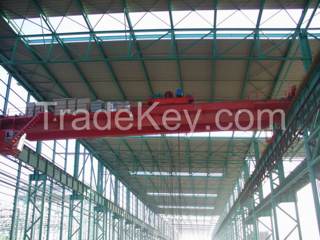 Widely used QD type 20t overhead double girder cranes