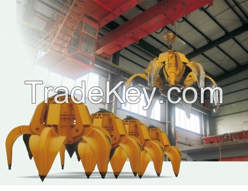 2015 new double girder overhead crane with grab