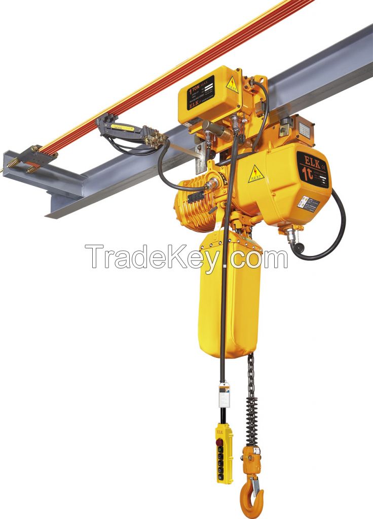 Low headroom 1t electric chain hoists for sale