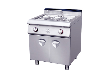 electric/gas  bain marie with cabinet