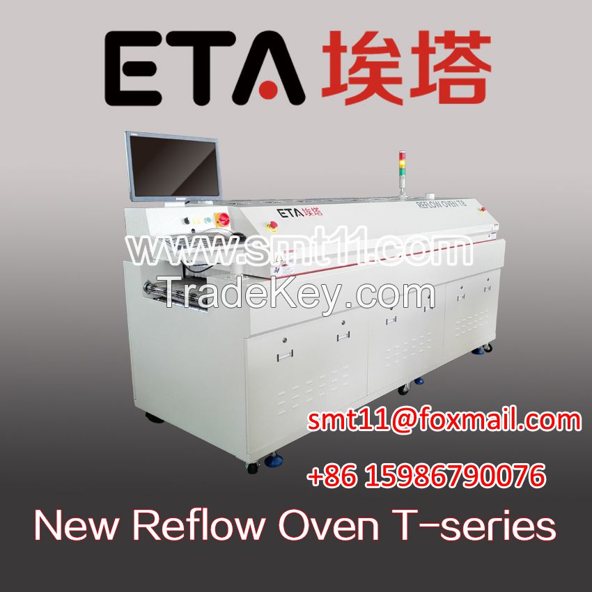Convection Reflow Oven for LED with 8 Heating Zones- A800 reflow soldering
