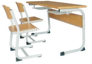 Double school desk(LRK-0809)