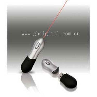 USB Drive with Laser Pointer