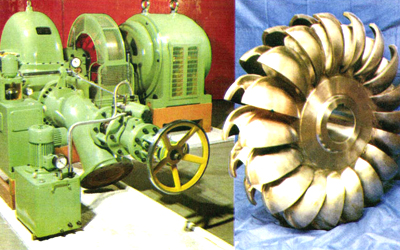 Pelton Type Turbine Generator Units