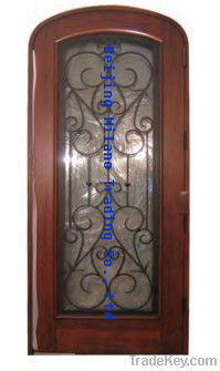 Custom soid wooden exterior door
