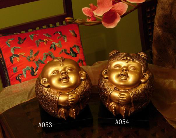 Jubilant Chinese Kids Table Ornaments