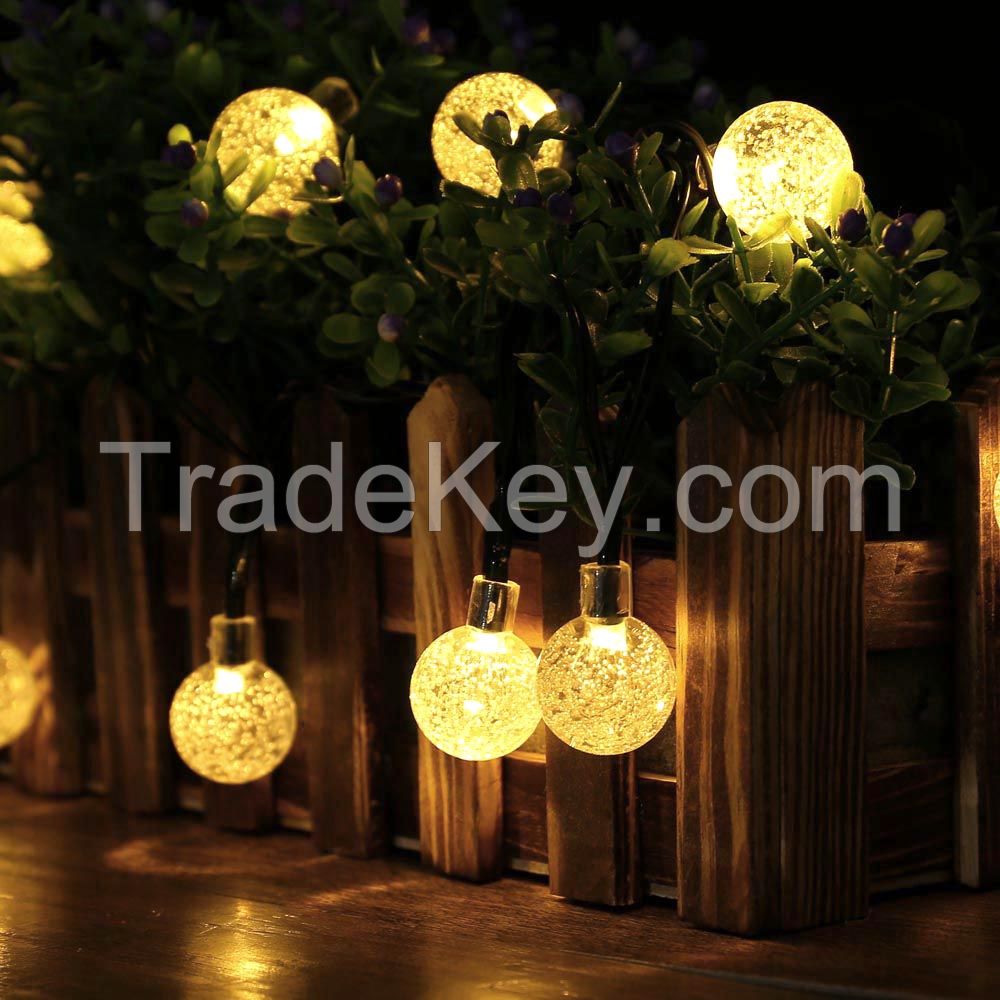 LuckLED Globe Solar Christmas Lights