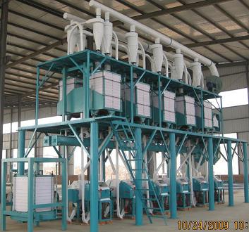 10t-100t wheat and maize mill equipment supplier