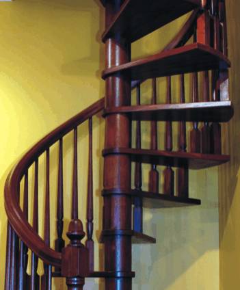 complete stairs, handrails, baluster, railings