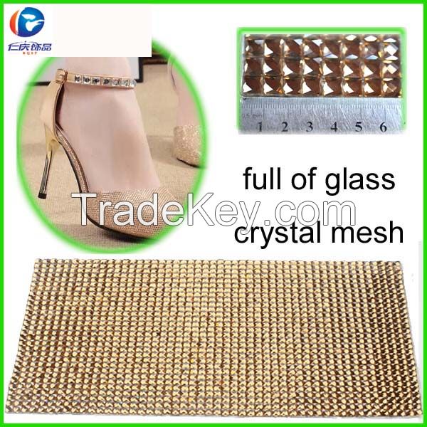rhinestone sheet crystal stone mesh