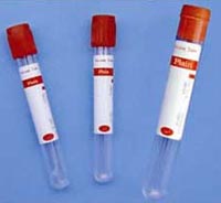 vacuum blood collection tube / plain tube