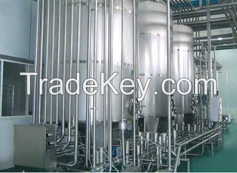 Industrial Turnkey for condensed milk processing line/machine