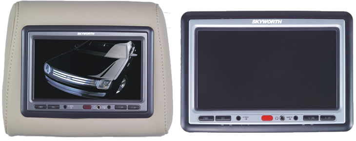 7" headrest car LCD monitor