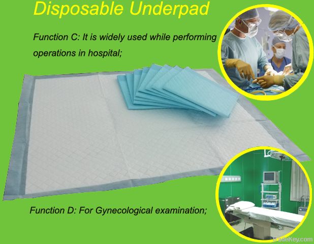 2011 Top Sale Disposable Underpad in Size 60*90cm