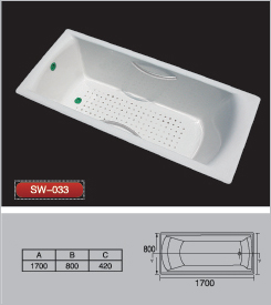 cast iron bathtubs(SW-033)