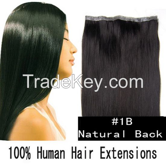 PU skin weft 55g remy human hair 36inch wide #04