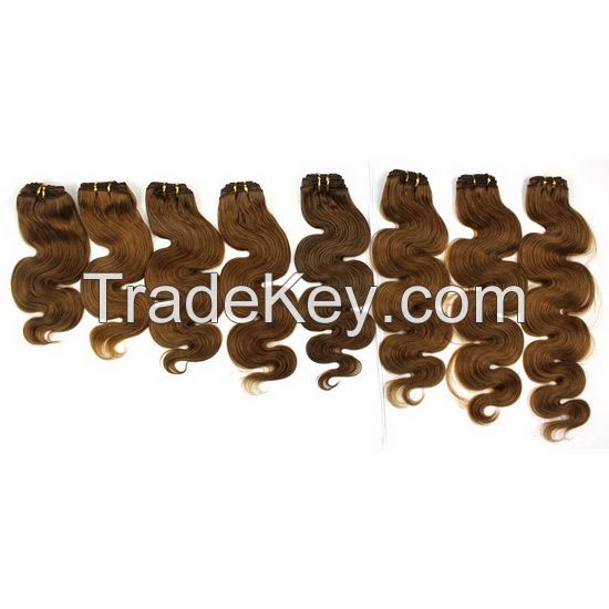 Body Wave remy Human Hair Weft/Extensions 50inch Wide #613