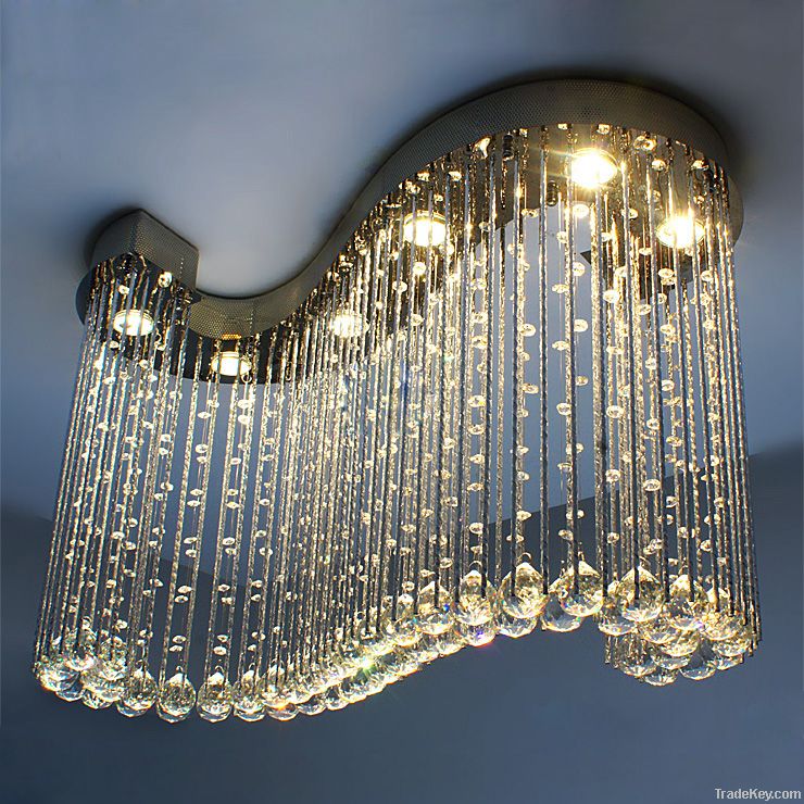 new designmodern crystal light crystal ceiling light/lamp 7001-6
