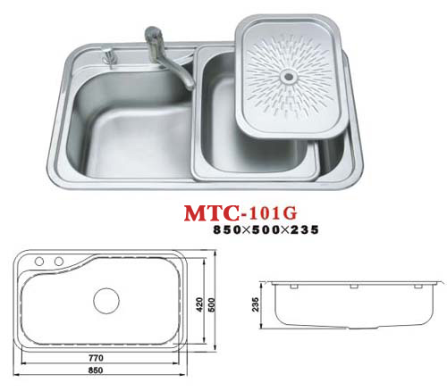 stainless steel topmount kitchen sink