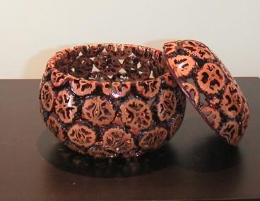 Walnut handicraft shell pot