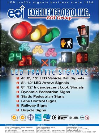 LED traffic light / sign