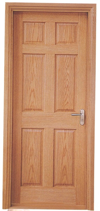 Oak solid wood composite door