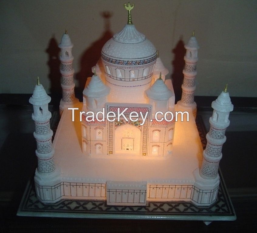 White Marble Taj Mahal