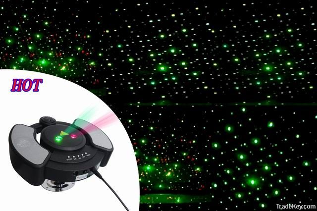 new design star pattern red green laser stage light projector