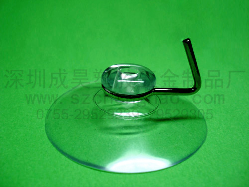 suction cups with metal hooks