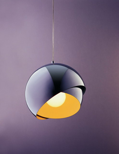 Armet double shade pendant lamp