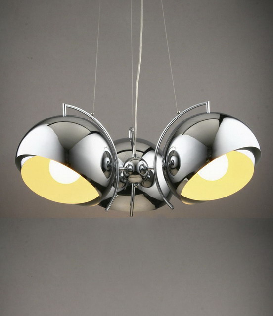 Armet  double shade pendant lamp