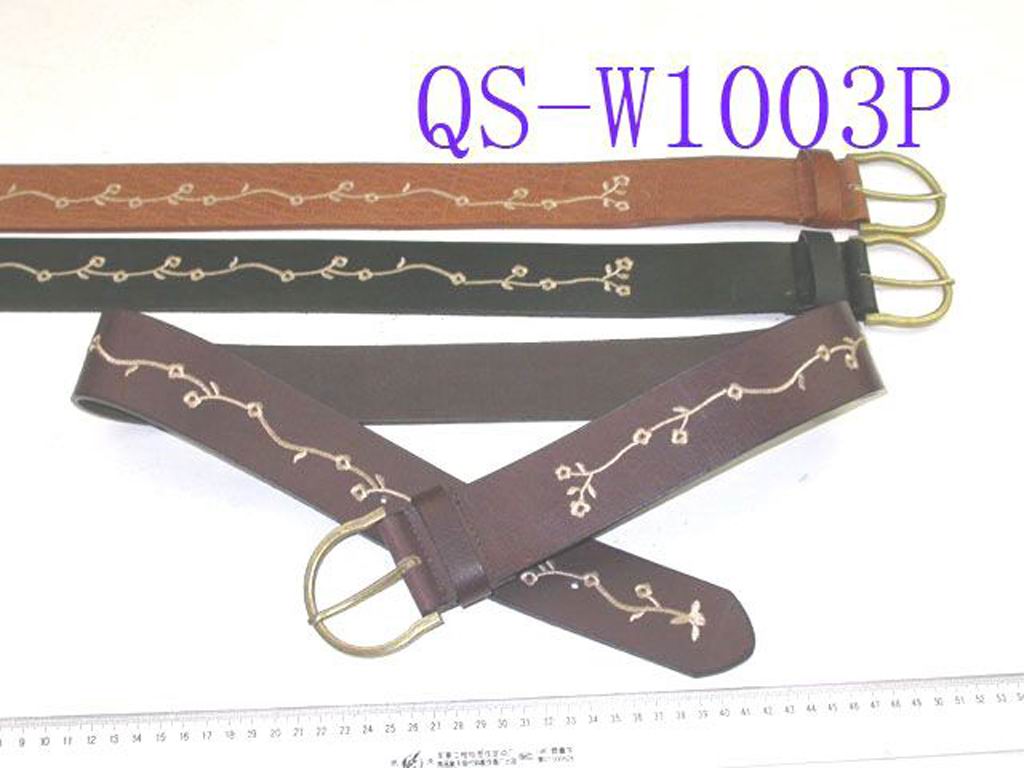 Embroidered Women's Belts