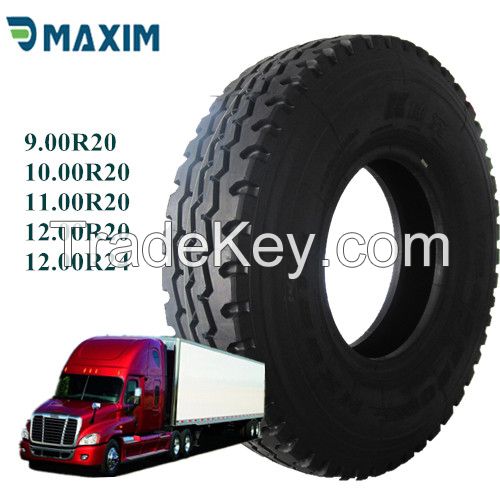 Maxim Brand Tyres Tires 9.00R20 10.00R20 11.00R20 12.00R20 12.00R24