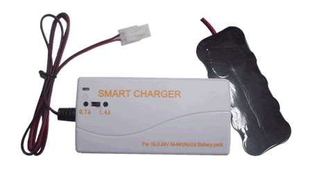 Smart charger for NI-Mh/Ca battery pack