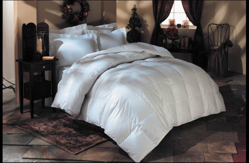 white duck down duvet