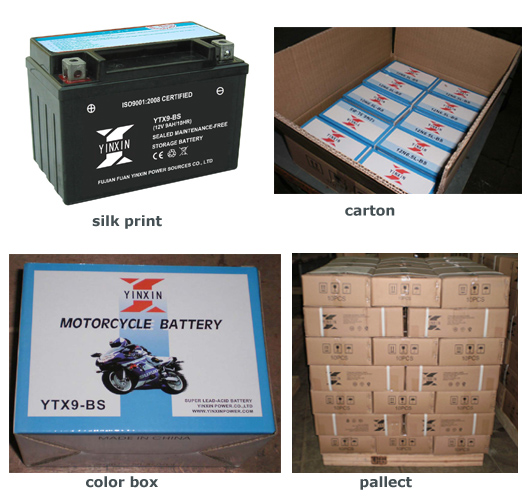 Motorcycle lead acid battery