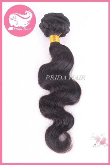 Natural color body wave brazilian virgin human hair weft extensions