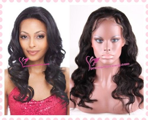 Top quanlity body wave brazilian virgin human hair full lace wig 