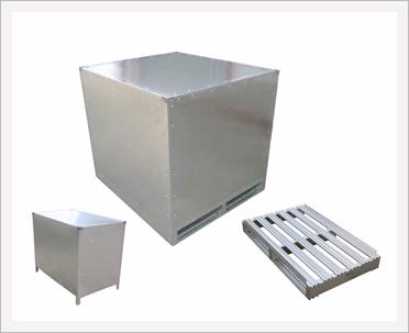 One-way Aluminum Box Pallet