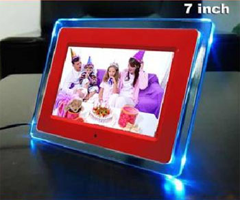 Digital photo frame , picture frame with led light tv function, DVB-T
