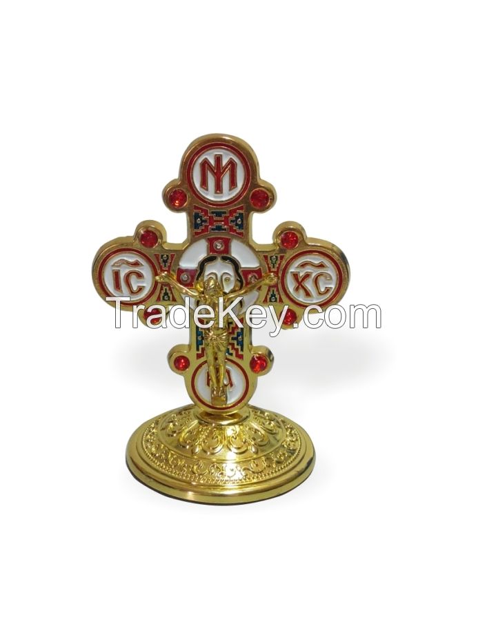 Religous bronze Crucifix for Car decorations