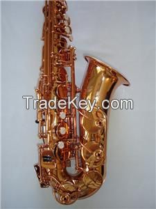 BEAUTIFUL GOLD LACAUER ALTO SAXOPHONE