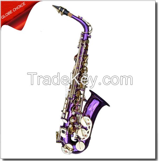 BEAUTIFUL PURPLE LACQUER ALTO SAXOPHONE