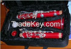 BEAUTIFUL COLOFUL BAKELITE Bb KEY CLARINET