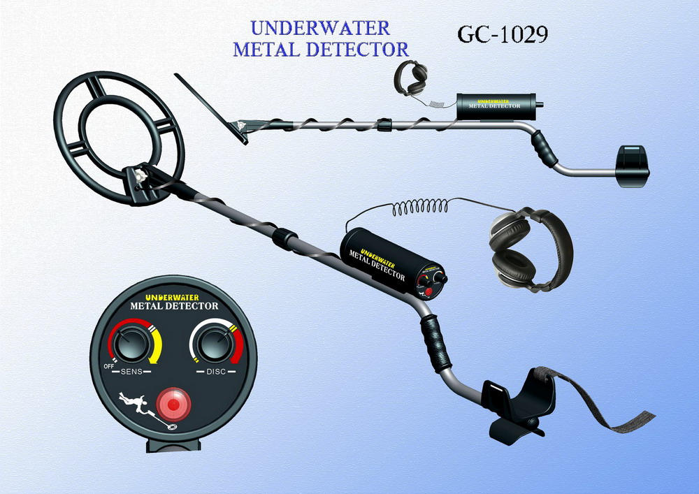 Underwater Metal Detector GC1029 with Headset