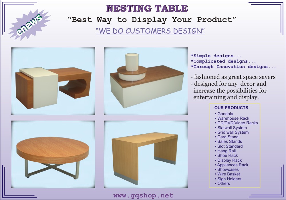 Nesting Tables