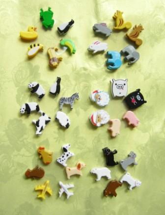 mini clips in animal shape