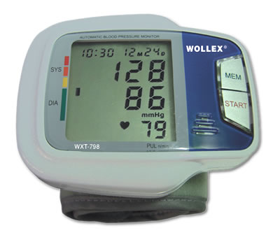 WOLLEX Wrist Type Digital Talking Blood Pressure Monitor