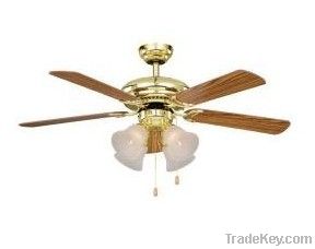 Polished Brass Ceiling Fan