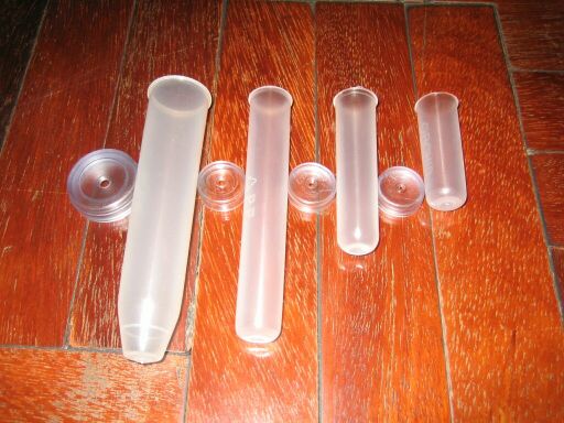 plastic water tubes for flower - orchids, carnations, roses etc.